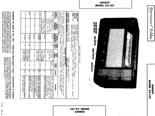 6A-122 ; Allied Radio Corp. (ID = 510842) Radio