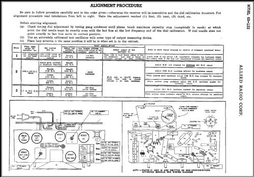 6B-122 ; Allied Radio Corp. (ID = 417535) Radio