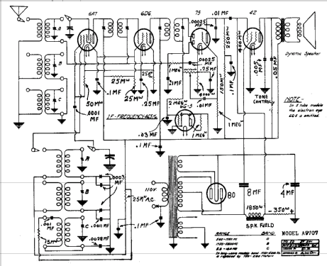 A-9707 ; Allied Radio Corp. (ID = 267592) Radio