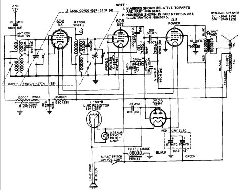 A 9740 Ch= 69U; Allied Radio Corp. (ID = 267646) Radio