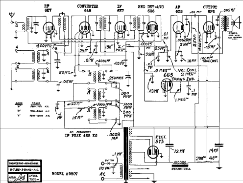 Knight A9807; Allied Radio Corp. (ID = 267652) Radio