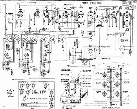 A 9830 Ch= 47 AE; Allied Radio Corp. (ID = 270580) Radio