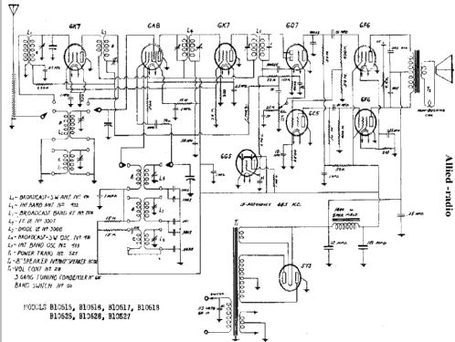 B 10517 ; Allied Radio Corp. (ID = 277607) Radio