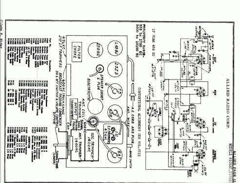 Knight 6 B 10530; Allied Radio Corp. (ID = 894255) Radio