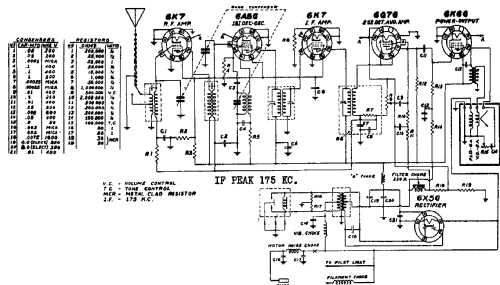 B-10791 ; Allied Radio Corp. (ID = 274484) Car Radio