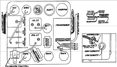 B-10791 ; Allied Radio Corp. (ID = 274485) Car Radio