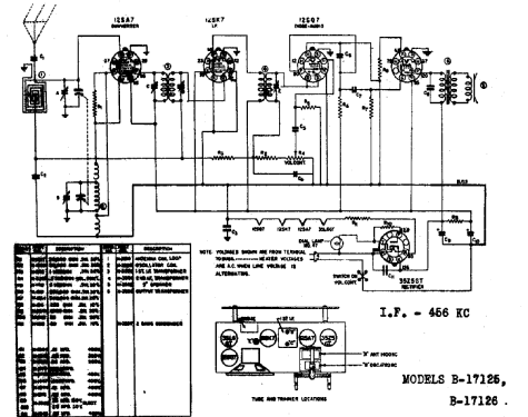 B-17125 ; Allied Radio Corp. (ID = 273551) Radio