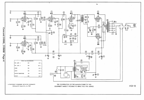 Concord 315WM; Allied Radio Corp. (ID = 1462574) Ampl/Mixer