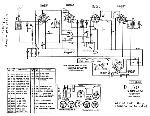 D-170 ; Allied Radio Corp. (ID = 53845) Radio