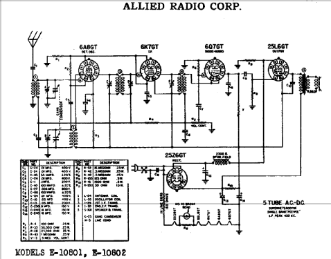 E-10802 ; Allied Radio Corp. (ID = 281111) Radio