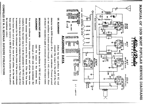 E 10845 Pee Wee ; Allied Radio Corp. (ID = 51725) Radio