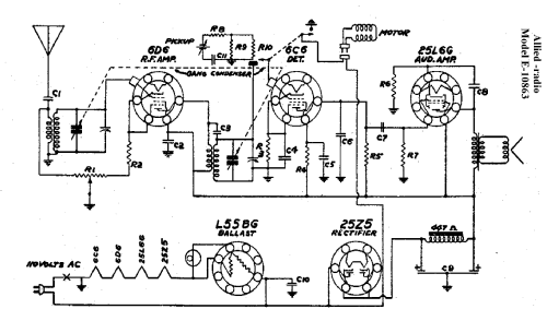 E-10863 ; Allied Radio Corp. (ID = 281519) Radio