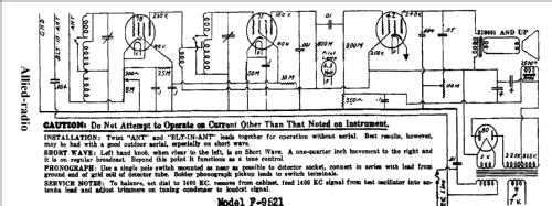 F-9521 ; Allied Radio Corp. (ID = 282964) Radio