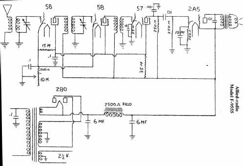 F-9555 ; Allied Radio Corp. (ID = 282973) Radio