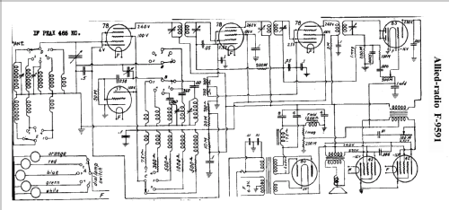 F-9591 ; Allied Radio Corp. (ID = 282974) Radio