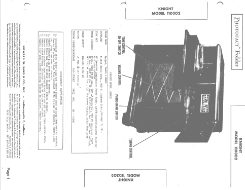 Knight 11D302 ; Allied Radio Corp. (ID = 1509502) Radio