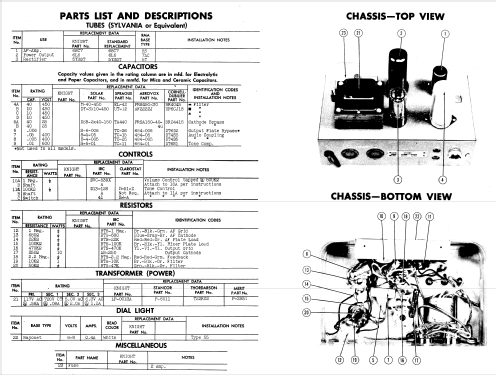 Knight 93-017; Allied Radio Corp. (ID = 935209) Ampl/Mixer