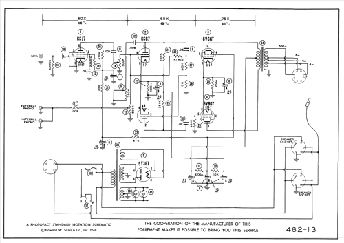 Knight 93-024; Allied Radio Corp. (ID = 941966) Ampl/Mixer