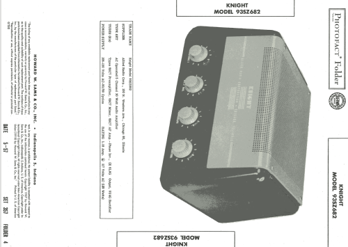 Knight 93-SZ-682; Allied Radio Corp. (ID = 1188444) Ampl/Mixer