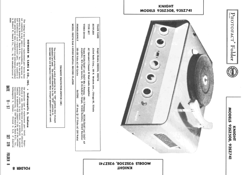 Knight 93SZ508; Allied Radio Corp. (ID = 2475244) R-Player