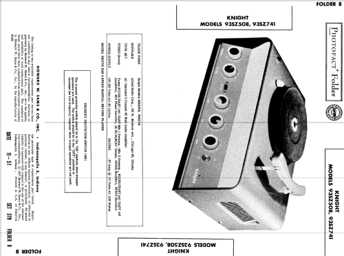 Knight 93SZ508; Allied Radio Corp. (ID = 562967) R-Player