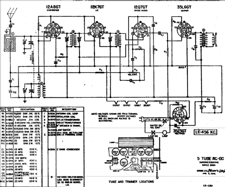 Knight D-122 ; Allied Radio Corp. (ID = 262264) Radio