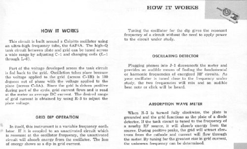 Knight-kit Grid Dip Meter 83 Y 721 G-30; Allied Radio Corp. (ID = 1837626) Ausrüstung