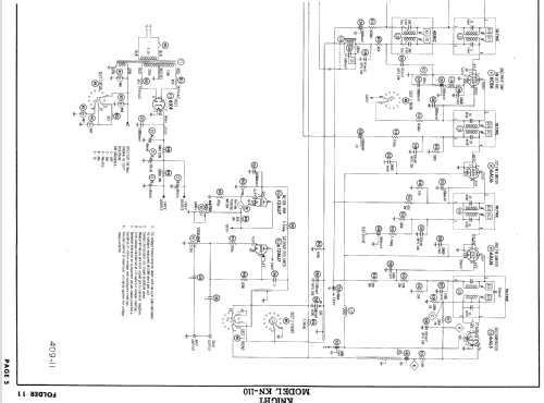 Knight KN-110 Ch= 92SX403; Allied Radio Corp. (ID = 802353) Radio