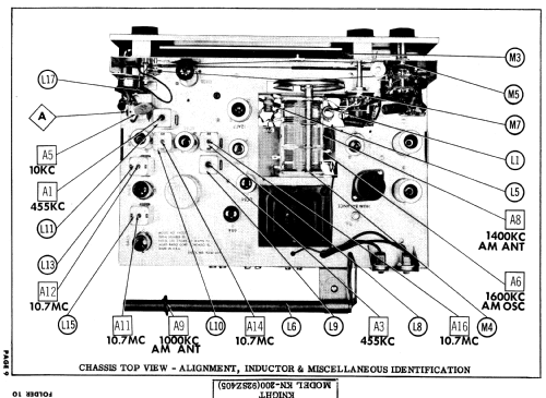 Knight KN-200 Ch= 92SZ405; Allied Radio Corp. (ID = 787912) Radio