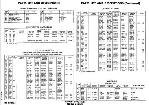 Knight KN-200 Ch= 92SZ405; Allied Radio Corp. (ID = 787919) Radio