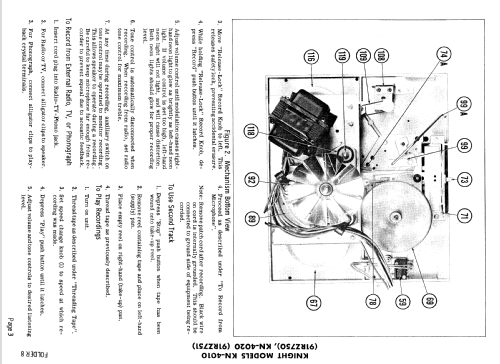 Knight KN-4010 Ch= 91RZ750; Allied Radio Corp. (ID = 816961) R-Player