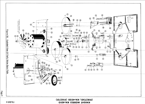 Knight KN-4010 Ch= 91RZ750; Allied Radio Corp. (ID = 816967) R-Player