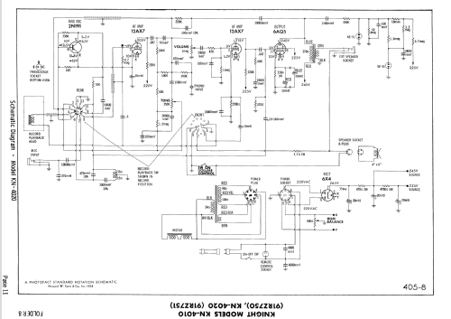 Knight KN-4010 Ch= 91RZ750; Allied Radio Corp. (ID = 816969) R-Player