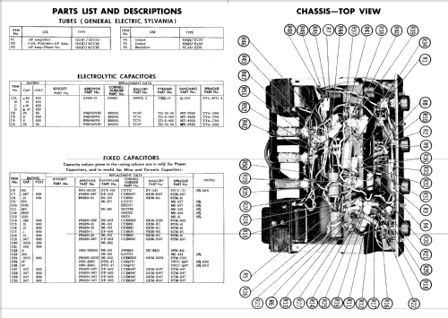 Knight Bantam Amplifier KN-515 Ch= 92SX400; Allied Radio Corp. (ID = 809051) Verst/Mix