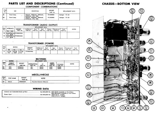 Knight KN-520 Ch=92SX432; Allied Radio Corp. (ID = 582963) Ampl/Mixer