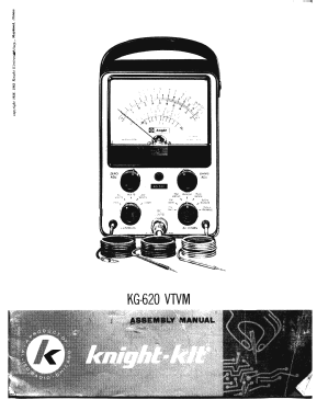 Knight Vacuum Tube Voltmeter KG-620; Allied Radio Corp. (ID = 2954593) Equipment