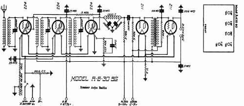 Roamer A-S-30-SG; Allied Radio Corp. (ID = 262219) Car Radio