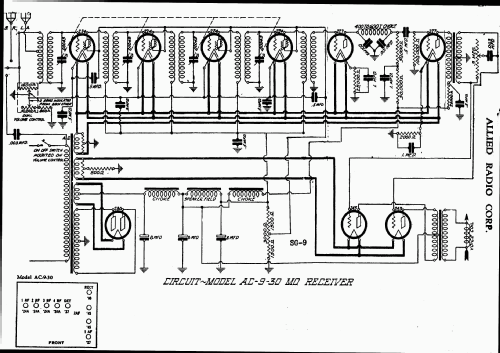 SG-9 Radio Allied Radio Corp. Knight, Roamer, Wextark;, build ...