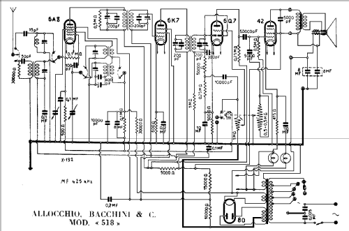 518M; Allocchio Bacchini (ID = 199272) Radio