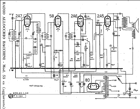 53CA/G; Allocchio Bacchini (ID = 939450) Radio
