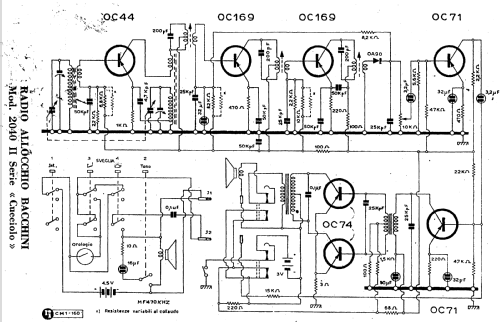 Cucciolo 2040/C; Allocchio Bacchini (ID = 938304) Radio