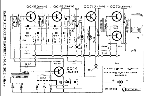 Max 6 Transistor 2012; Allocchio Bacchini (ID = 938362) Radio