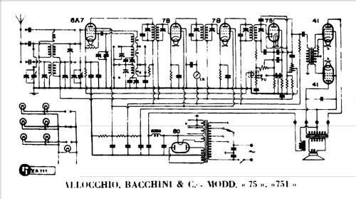 75CML; Allocchio Bacchini (ID = 1618298) Radio