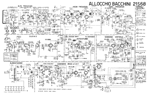 Televisore 21S68; Allocchio Bacchini (ID = 2893286) Fernseh-E