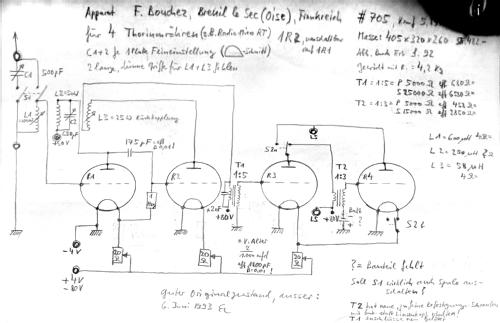 Poste à 4 lampes extérieures ; Alta, Fernand (ID = 3090216) Radio