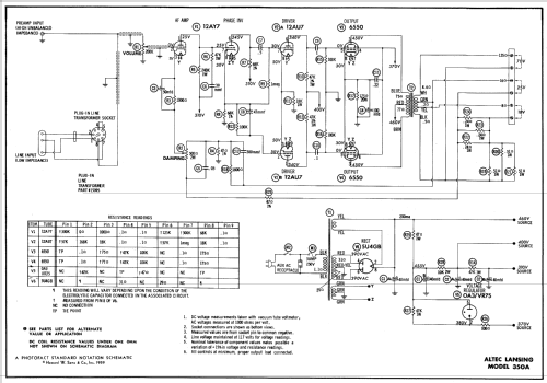 350A ; Altec Lansing Corp.; (ID = 643811) Ampl/Mixer