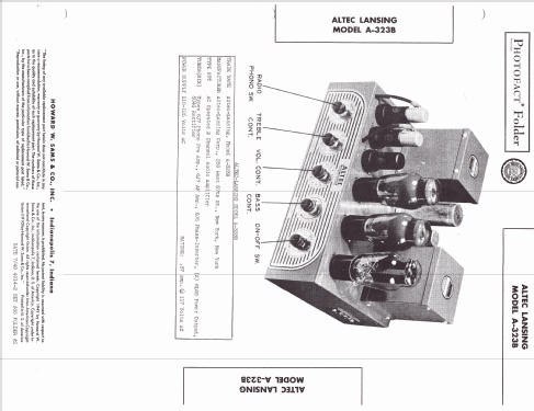 A-323B ; Altec Lansing Corp.; (ID = 1328323) Ampl/Mixer