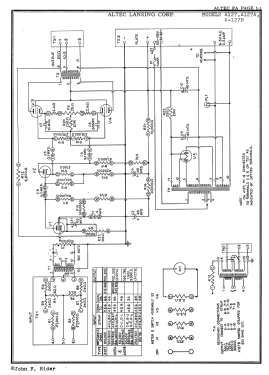 Amplifier A127A; Altec Lansing Corp.; (ID = 2764037) Verst/Mix