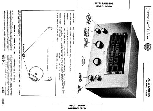 Tuner 303A; Altec Lansing Corp.; (ID = 426177) Radio