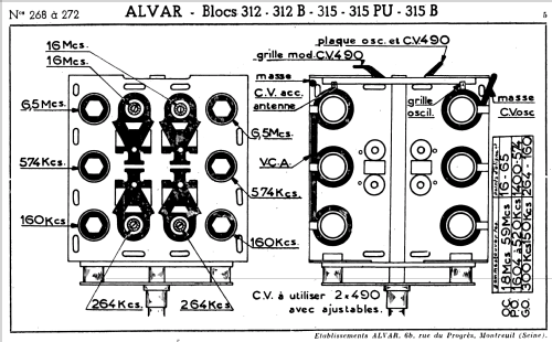 Bloc 315; Alvar Electronic; (ID = 1041201) Radio part